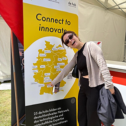 Nina beim dehub-Treffen
