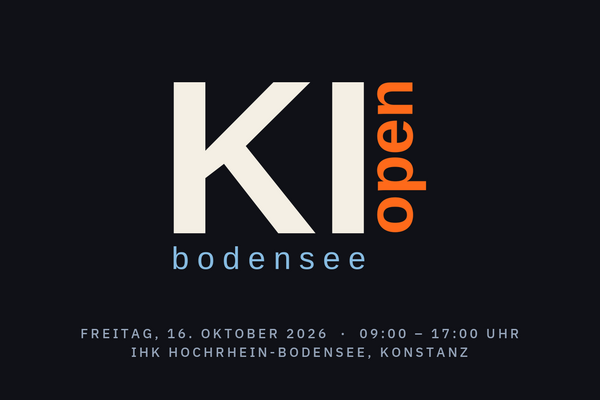 Logo der Veranstaltung KI Open Bodensee
