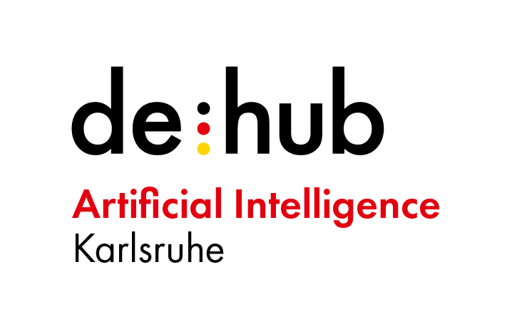 Logo des de:hub Karlsruhe für angewandte KI